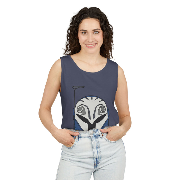 Bo Katan Helmet Unisex Tank Top - Fandom-Made