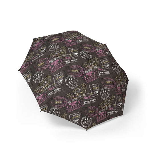 Galaxy Passport Stamps Umbrella - Fandom-Made