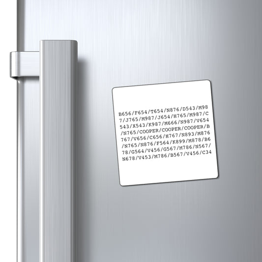 Briggs Code Magnet - Fandom-Made