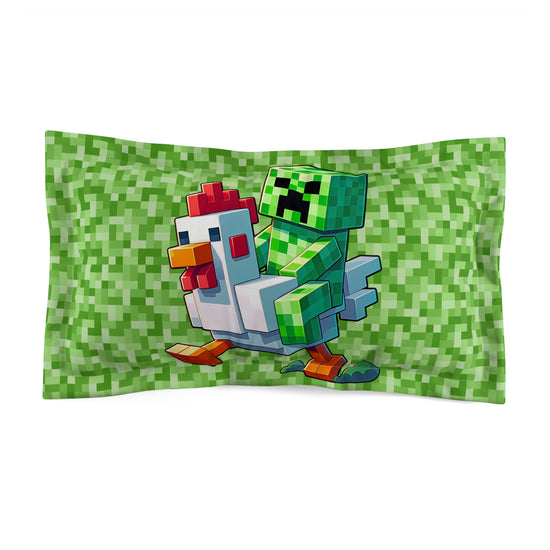Chicken Jockey Pillow Sham - Fandom-Made