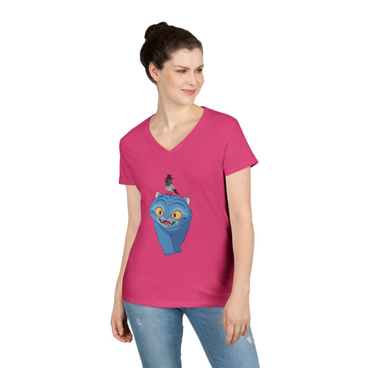 Did I Do That Ladies' V-Neck Tee - Fandom-Made