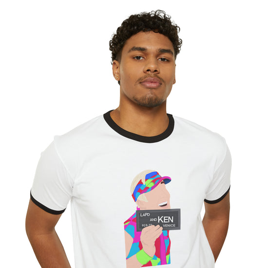 Mugshot Ken Ringer T-Shirt - Fandom-Made