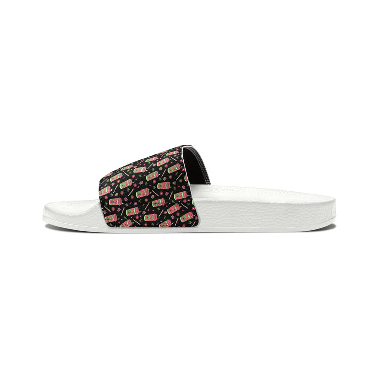 Highly Caffeinated All Over Print Women's Slides - Fandom-Made