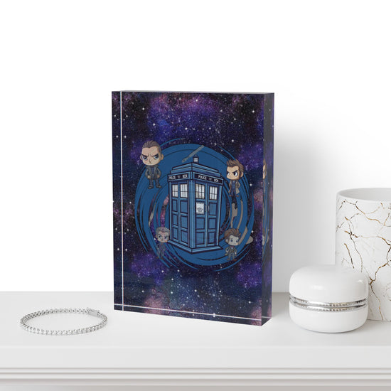 Timey Wimey Tardis Photo Block - Fandom-Made