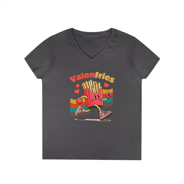 Valenfries V-Neck Tee - Fandom-Made