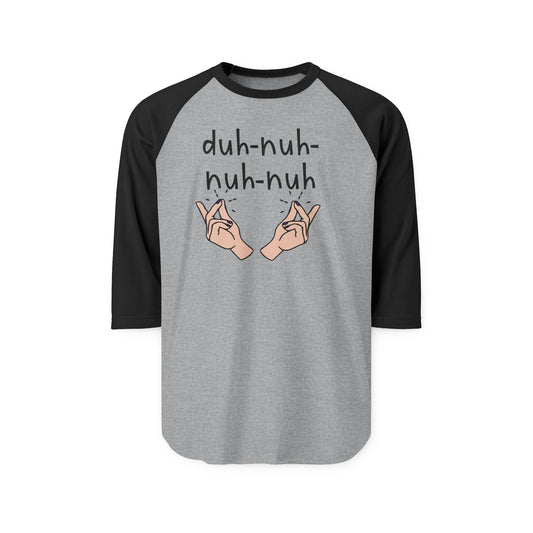 Snappy Song 3/4 Raglan Shirt - Fandom-Made