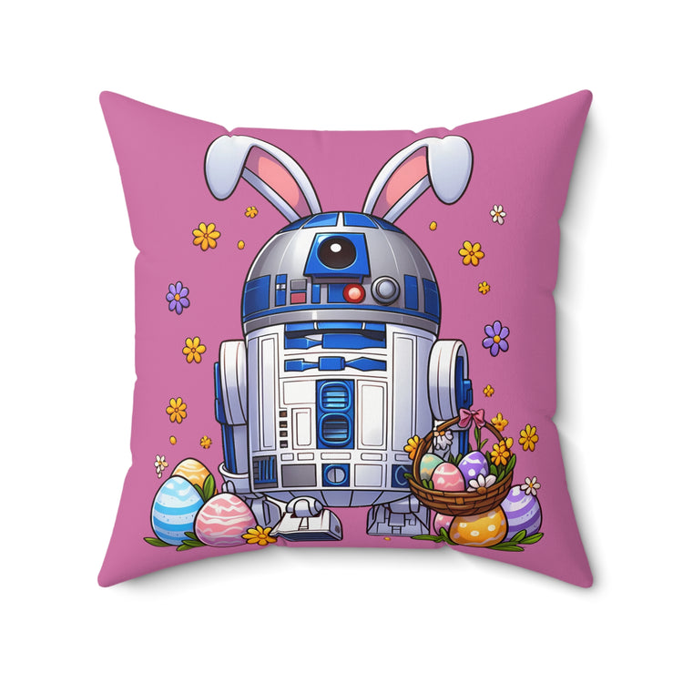 R2D2 Bunny Square Pillow - Fandom-Made