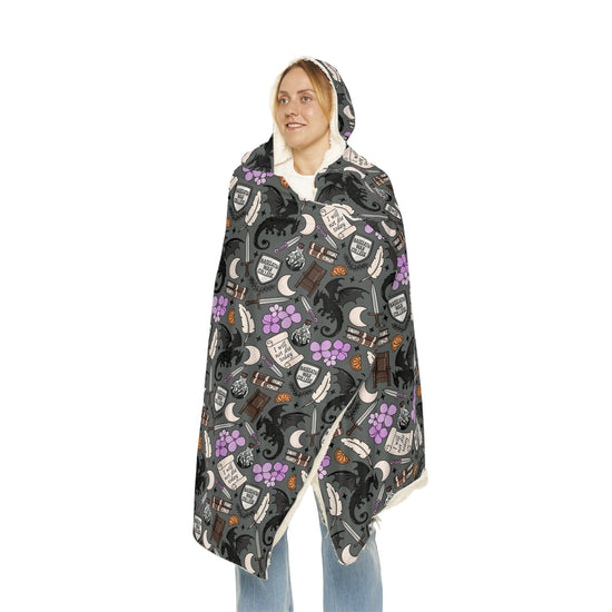 Fourth Wing Collage Snuggle Blanket - Fandom-Made