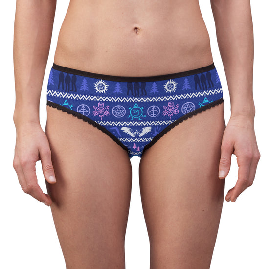 Supernatural Ugly Christmas Sweater Women's Briefs - Fandom-Made