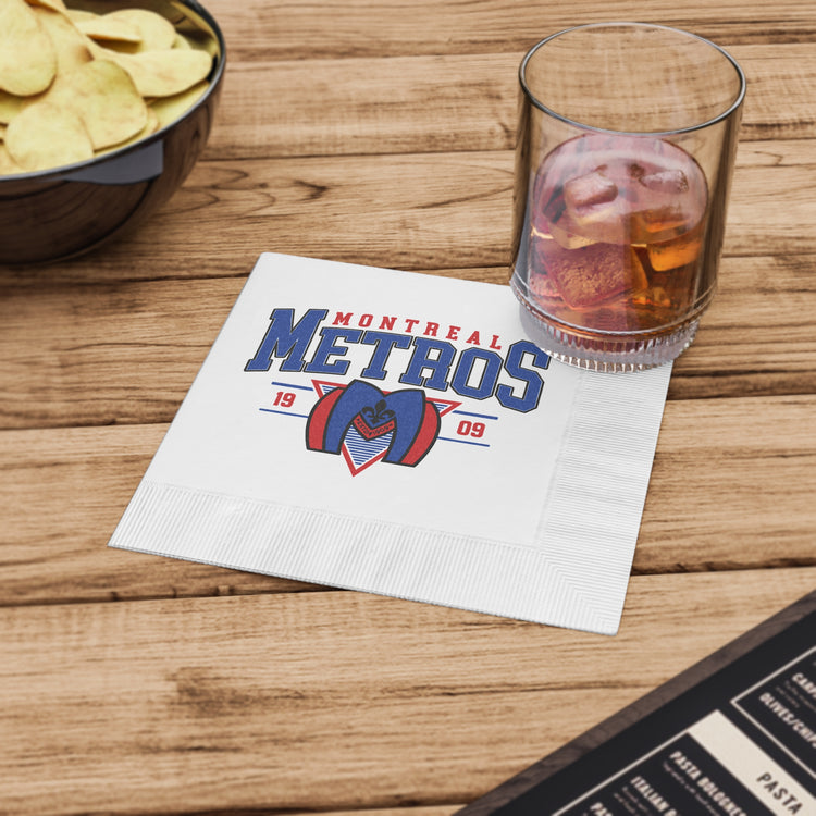 Montreal Metros Paper Napkins - Fandom-Made