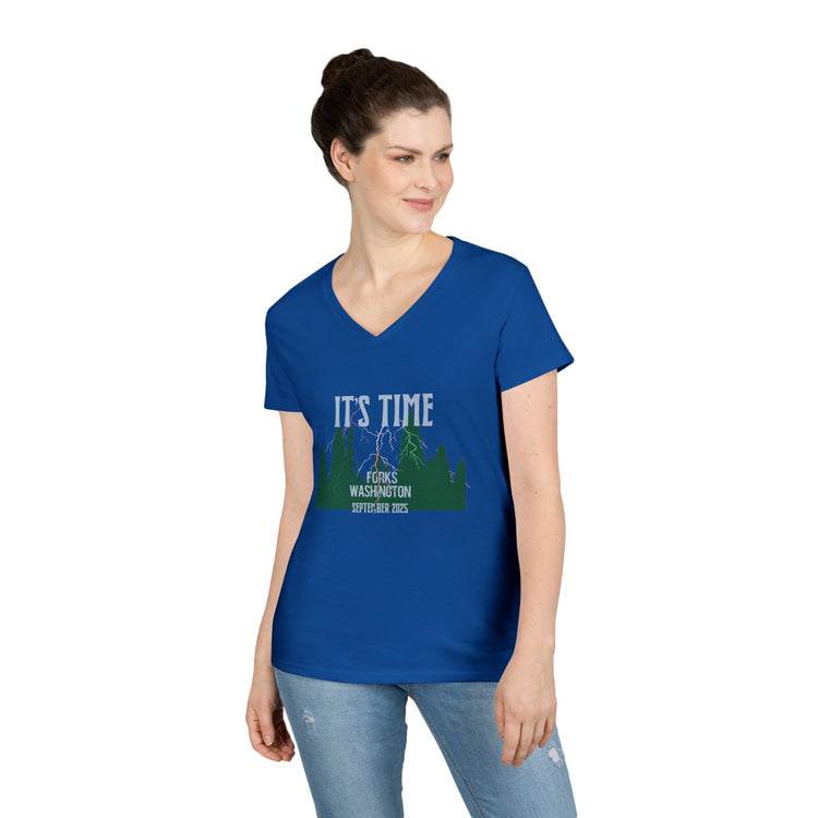 It's Time V-Neck Tee - Fandom-Made