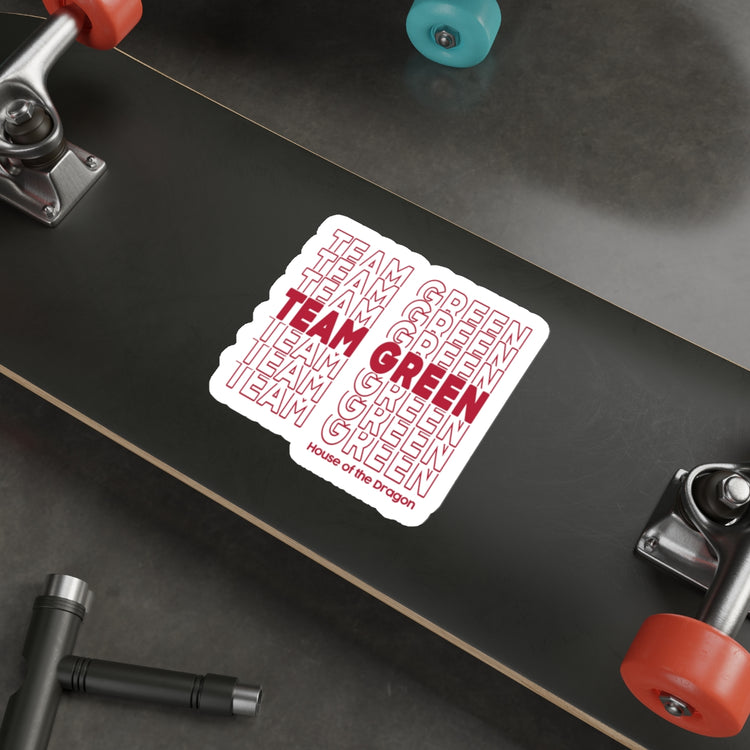 Team Green Die-Cut Sticker