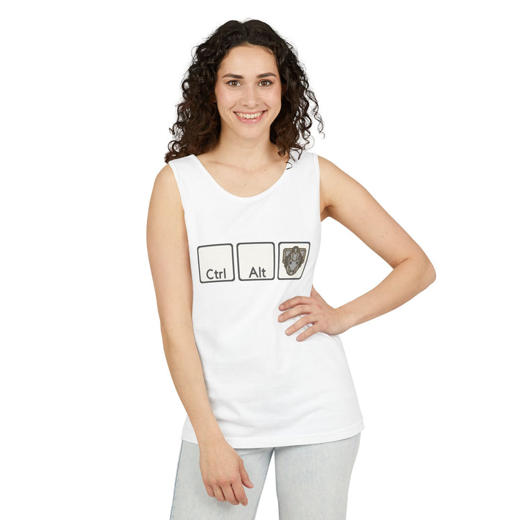 Ctrl Alt Cybermen Tank Top - Fandom-Made