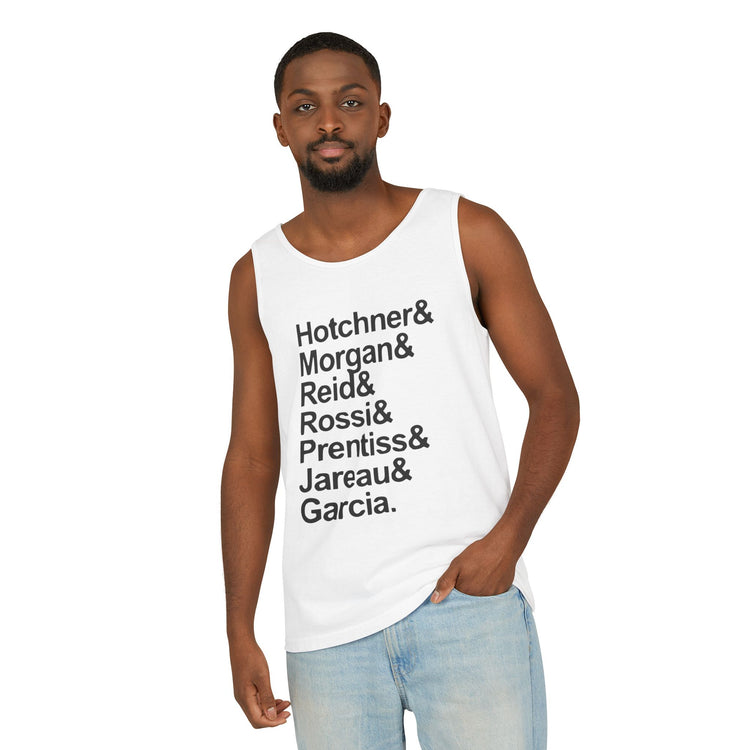 Criminal Minds Names Tank Top - Fandom-Made