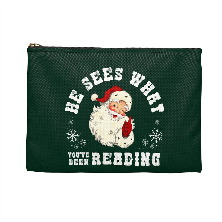 He Sees What You've Been Reading Pouch