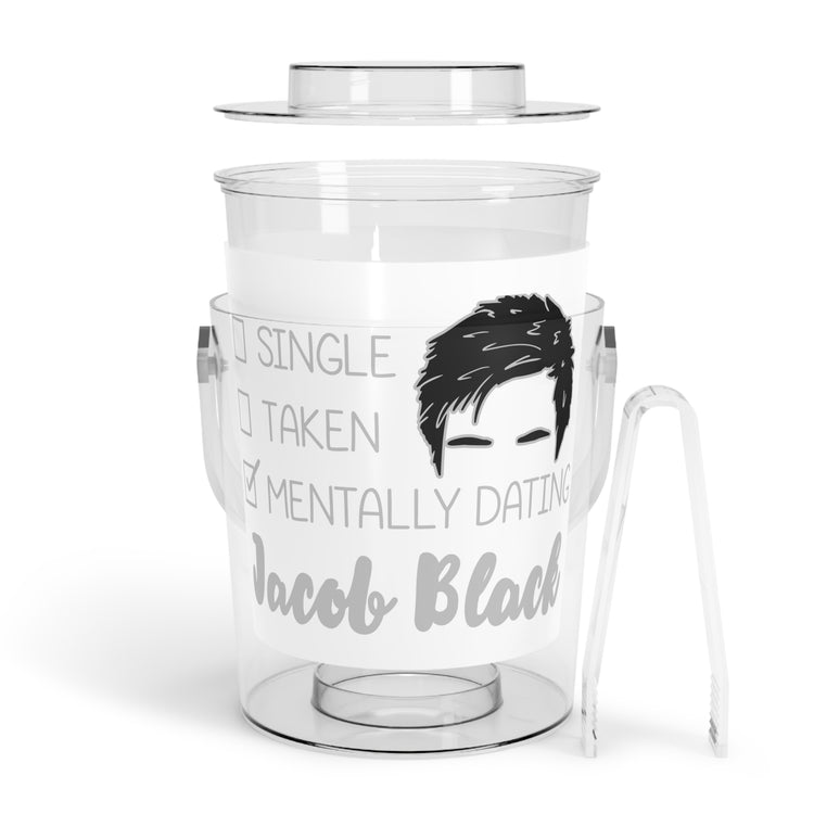 Mentally Dating Jacob Black Ice Bucket with Tongs - Fandom-Made