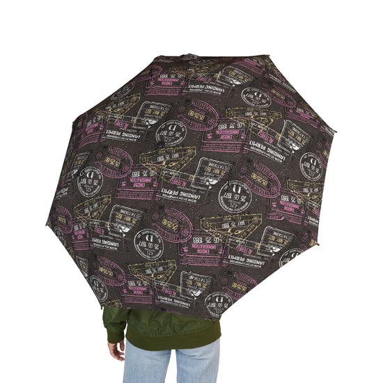 Galaxy Passport Stamps Umbrella - Fandom-Made