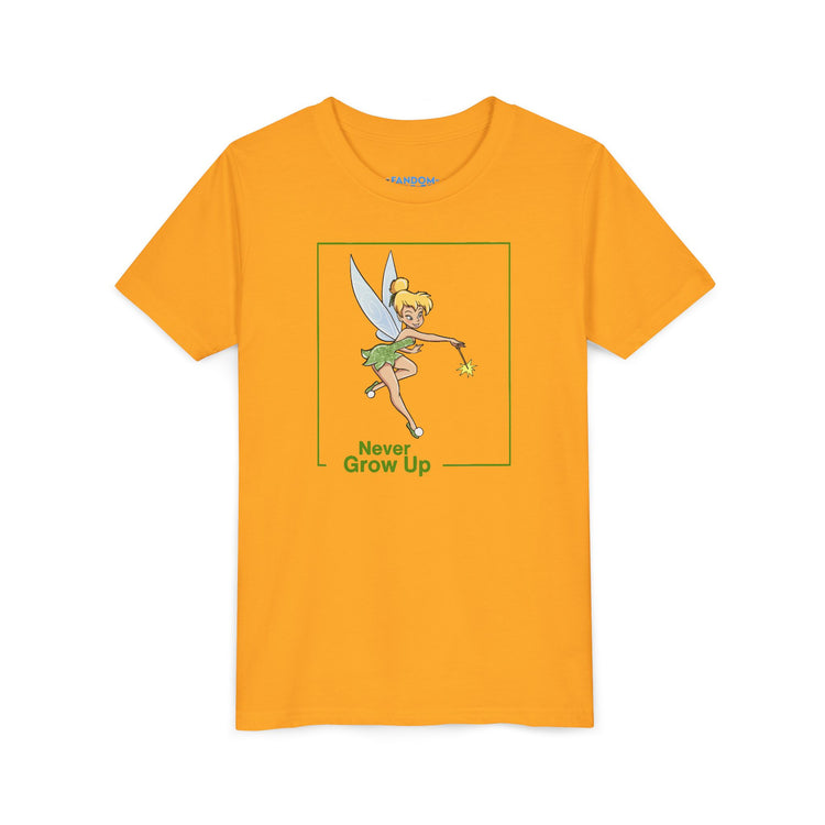 Never Grow Up Youth Tee - Fandom-Made