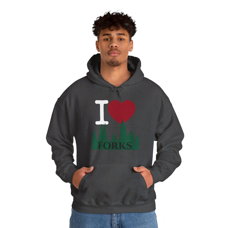 I Love Forks Hoodie - Fandom-Made