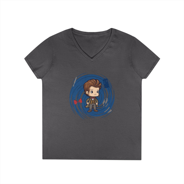 Timey Wimey Eleventh Doctor V-Neck Tee - Fandom-Made