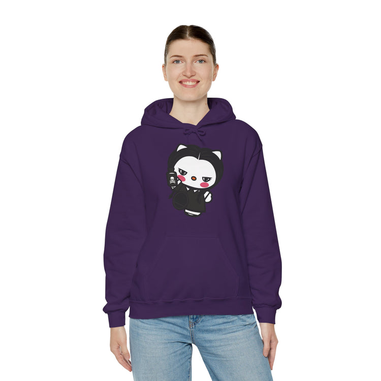 Wednesday Kitty Hoodie - Fandom-Made