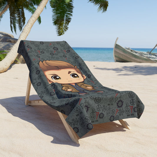 Dean Winchester All-Over Print Beach Towel - Fandom-Made
