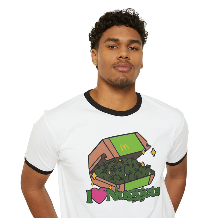 I Heart Nuggets Ringer T-Shirt - Fandom-Made