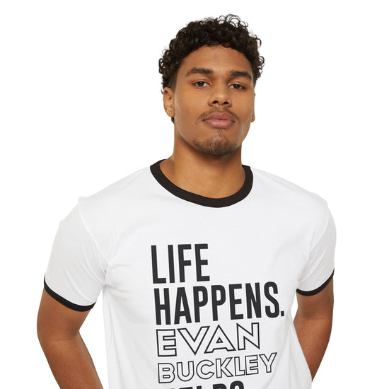 Life Happens Evan Buckley Helps T-Shirt - Fandom-Made
