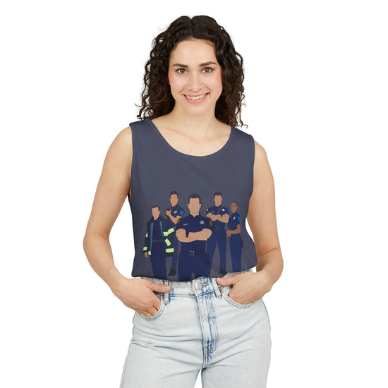 9-1-1 Group Tank Top - Fandom-Made