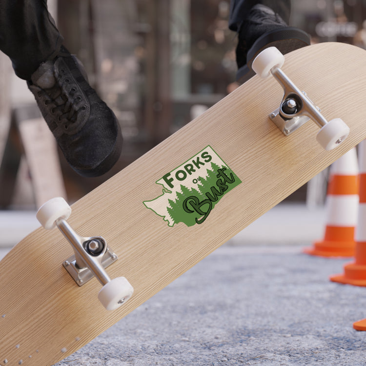 Forks Or Bust Transparent Sticker - Fandom-Made