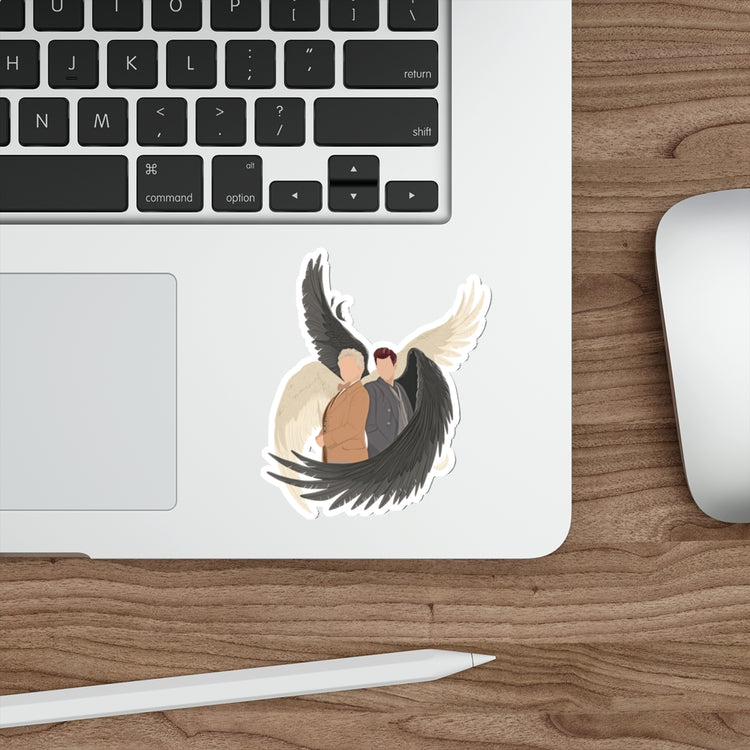 Good Omens Duo Die-Cut Stickers - Fandom-Made