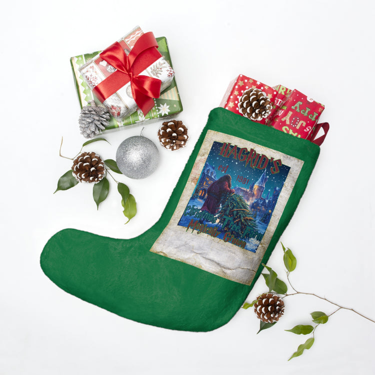 Hagrid's Christmas Trees Christmas Stocking - Fandom-Made