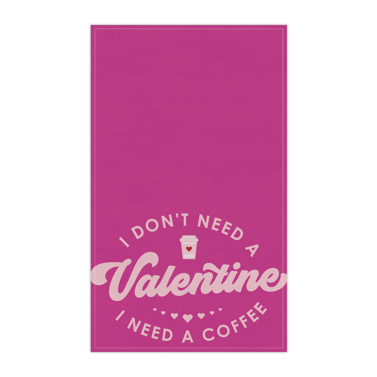 Valentine Coffee Kitchen Towel - Fandom-Made