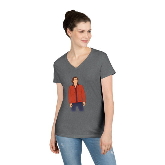 Sammy Winchester V-Neck Tee - Fandom-Made