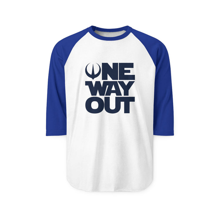 One Way Out 3/4 Raglan Shirt - Fandom-Made
