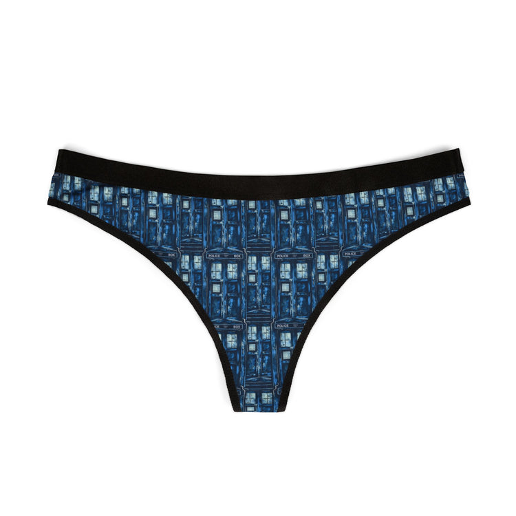 Tardis Women's Thongs - Fandom-Made