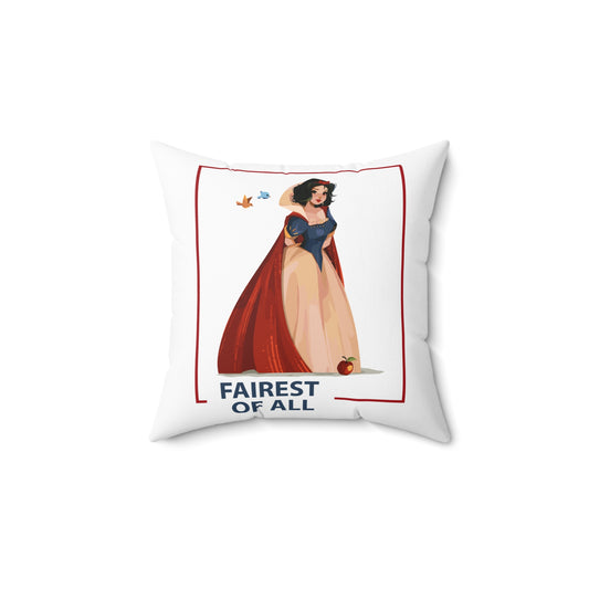 Fairest Of All Square Pillow - Fandom-Made