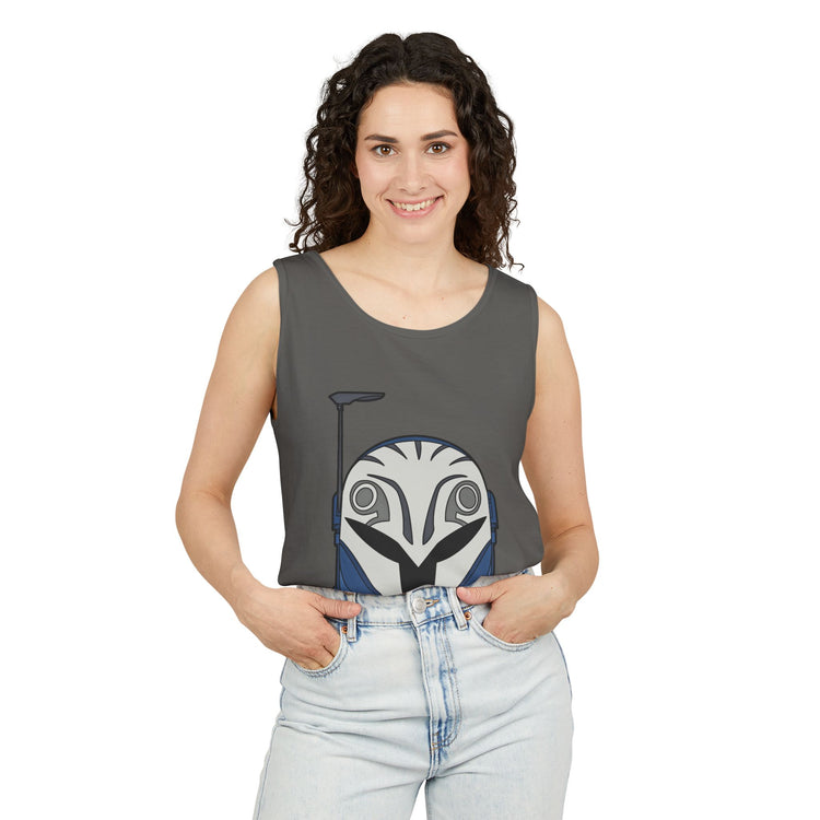 Bo Katan Helmet Unisex Tank Top - Fandom-Made
