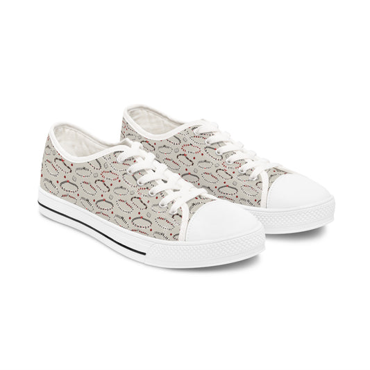 Tortured Friendship Bracelets All-Over Print Women's Low Top Sneakers