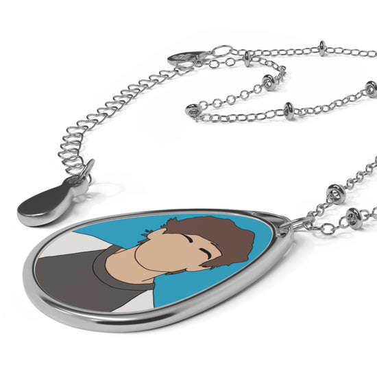 Louis Tomlinson Oval Necklace - Fandom-Made