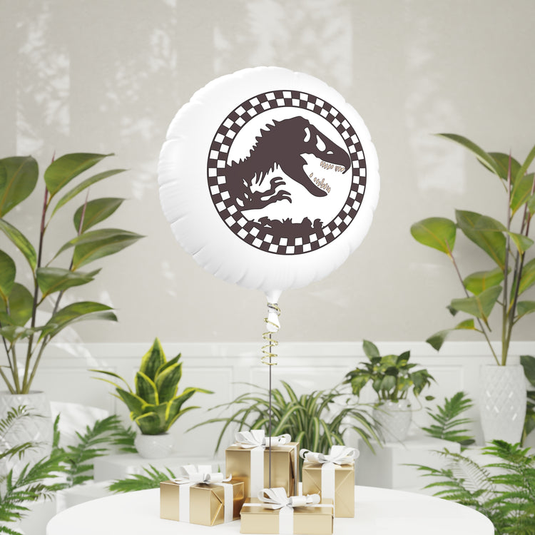 Checkered Past Mylar Balloon