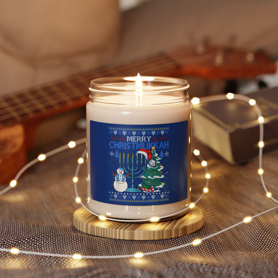 Merry Chrismukkah Scented Soy Candle - Fandom-Made