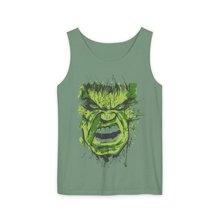Hulk Face Tank Top - Fandom-Made