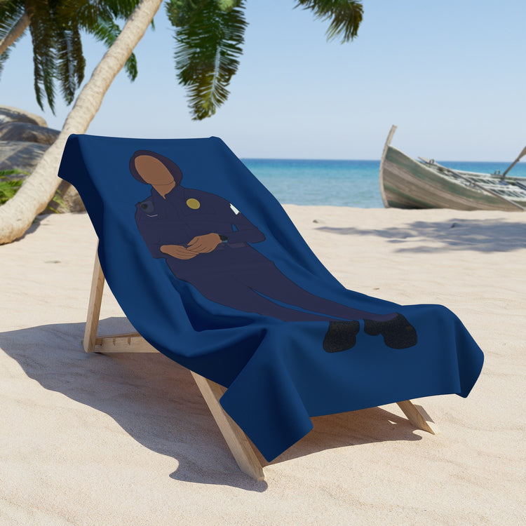 Athena Grant Beach Towel - Fandom-Made