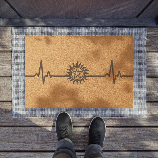 My Heart Beats For Supernatural Doormat - Fandom-Made