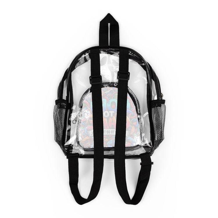 Born To Game Clear Stadium Backpack - Fandom-Made
