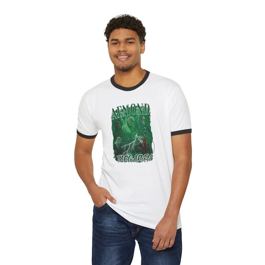 Aemond Targaryen Ringer T-Shirt - Fandom-Made