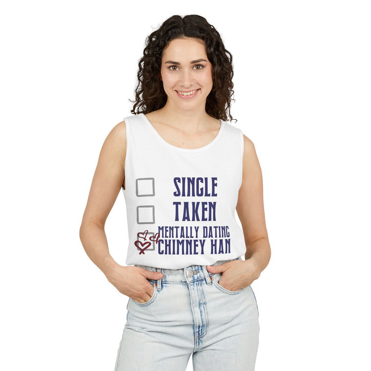 Mentally Dating Chimney Han Tank Top - Fandom-Made