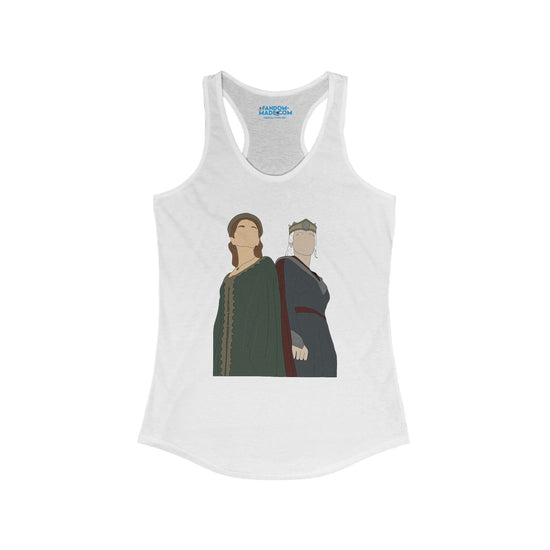 Hightower Vs Targaryen Women's Racerback Tank - Fandom-Made