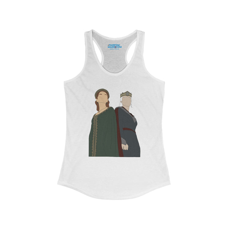 Hightower Vs Targaryen Women's Racerback Tank - Fandom-Made